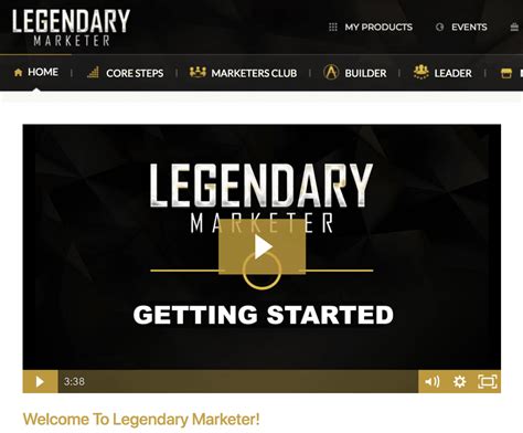 legendary marketer member sign in